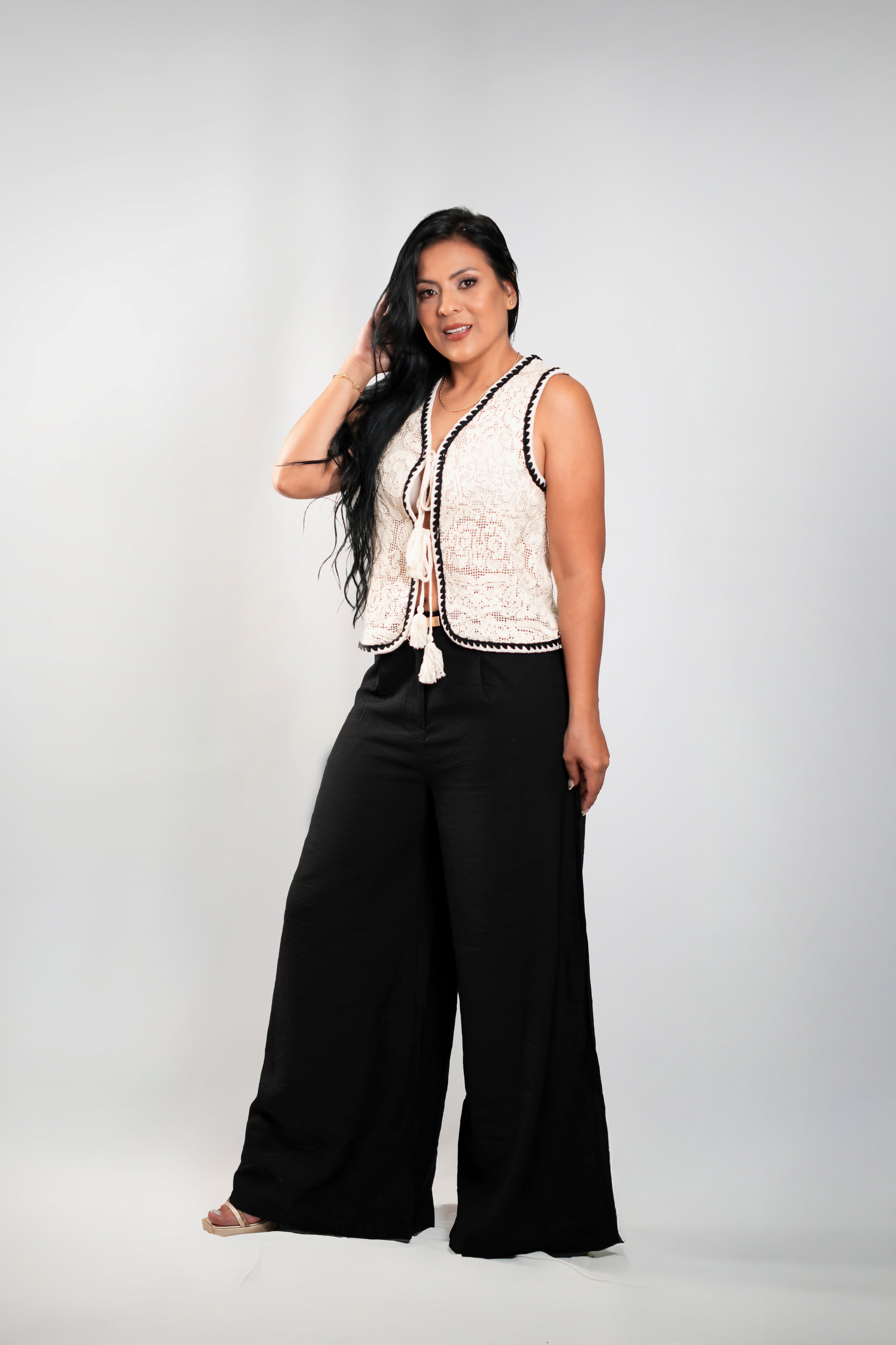 Pantalón Palazzo Black