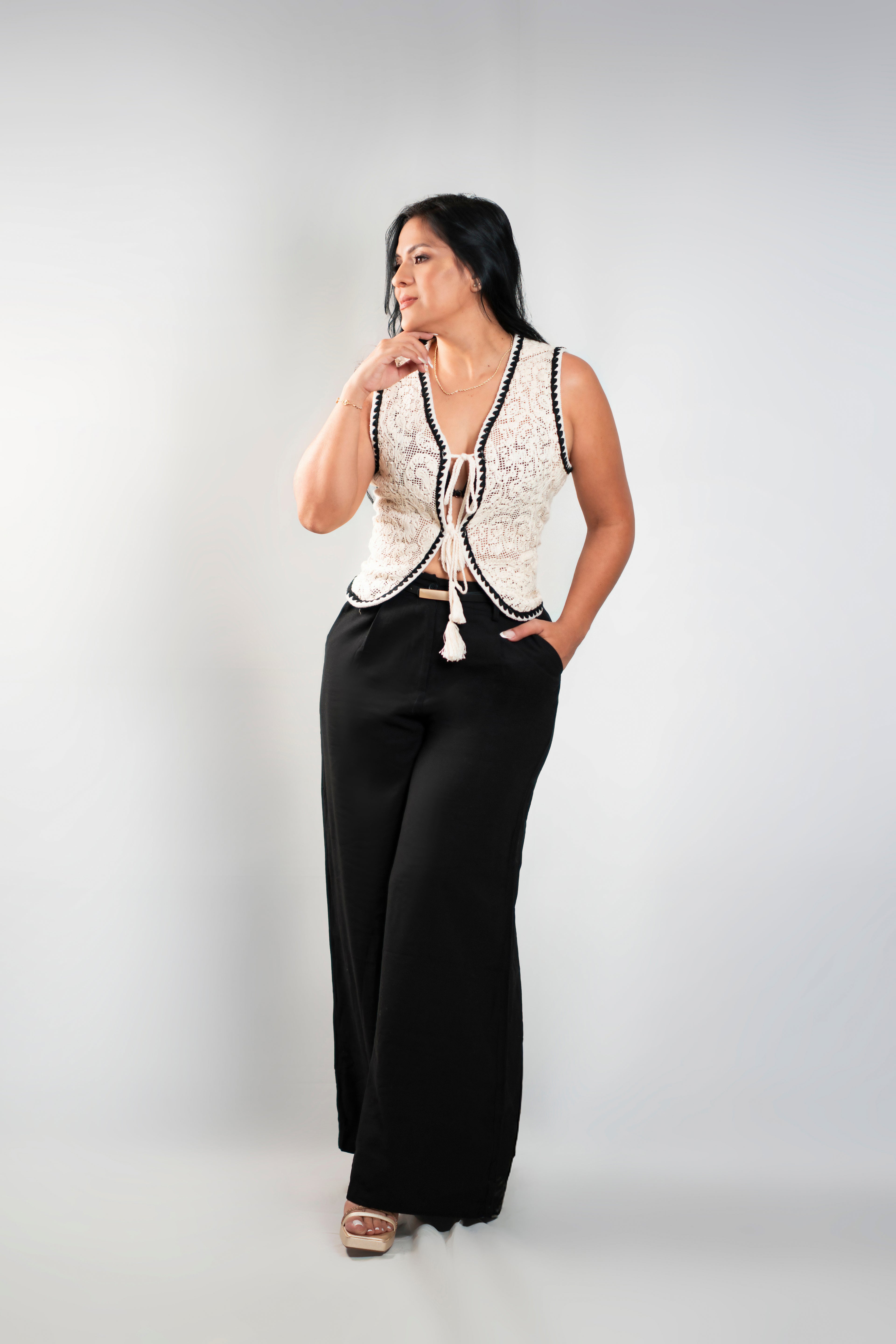 Pantalón Palazzo Black